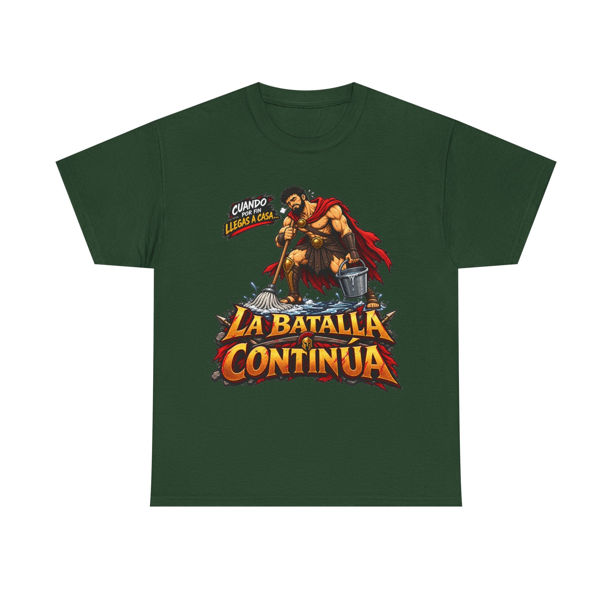 Camiseta "Batalla continua chico" | Frase divertida