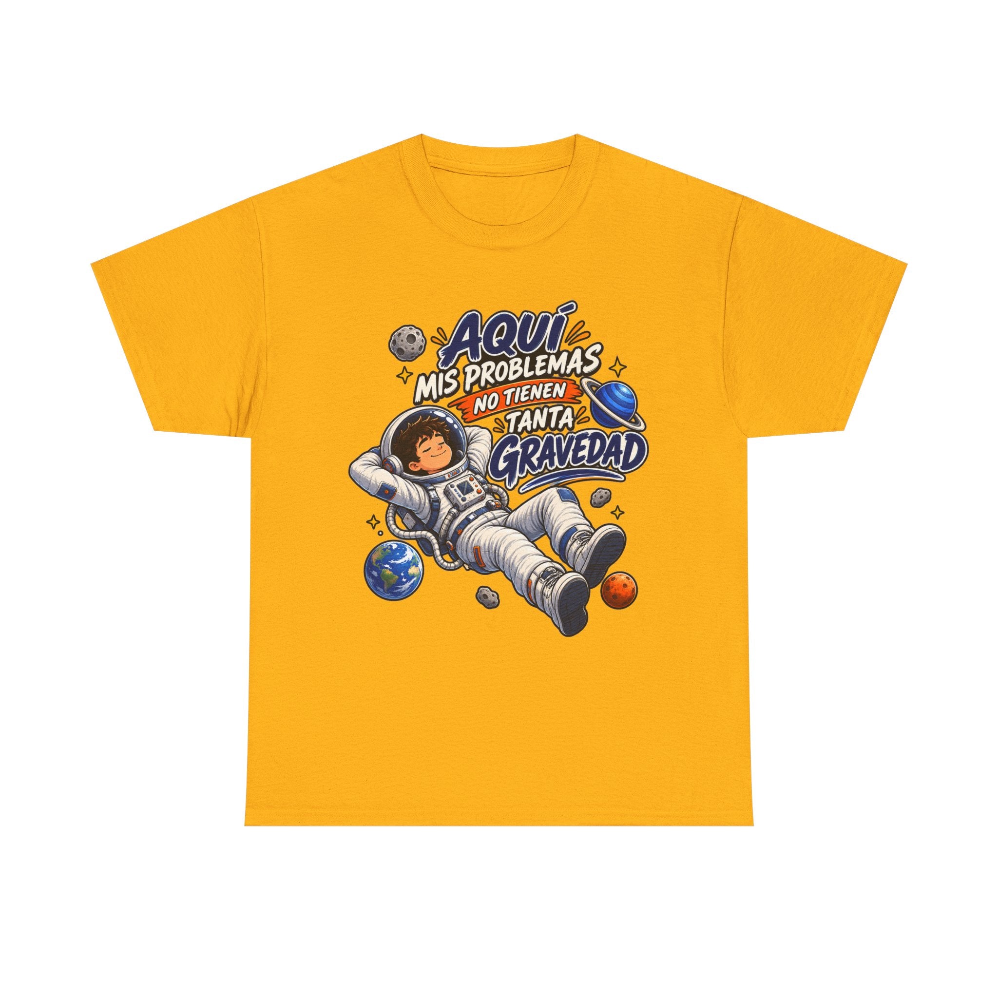 Camiseta "Problemas gravedad chico" | Frase divertida
