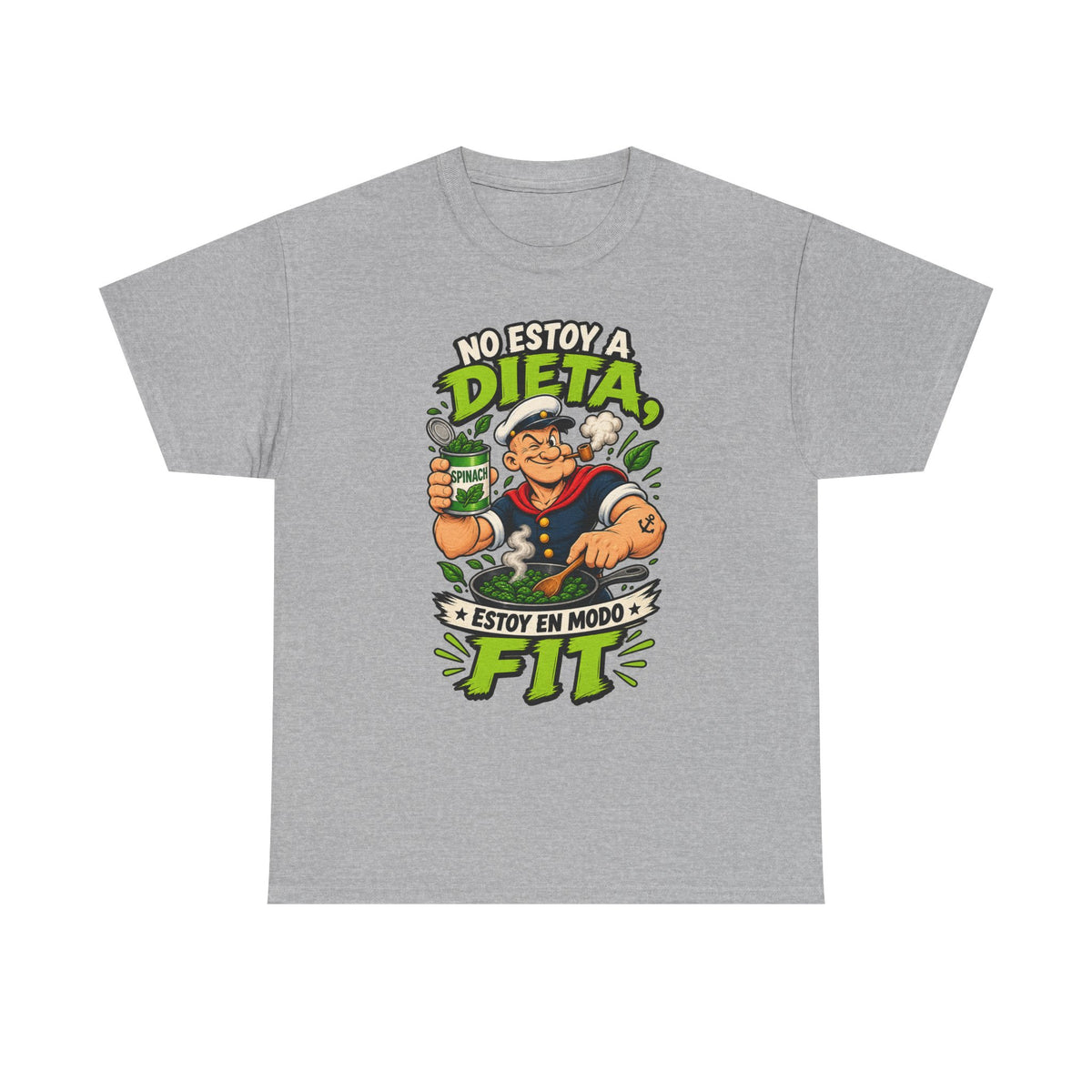 Camiseta "Dieta popeye fit" - Kameseta