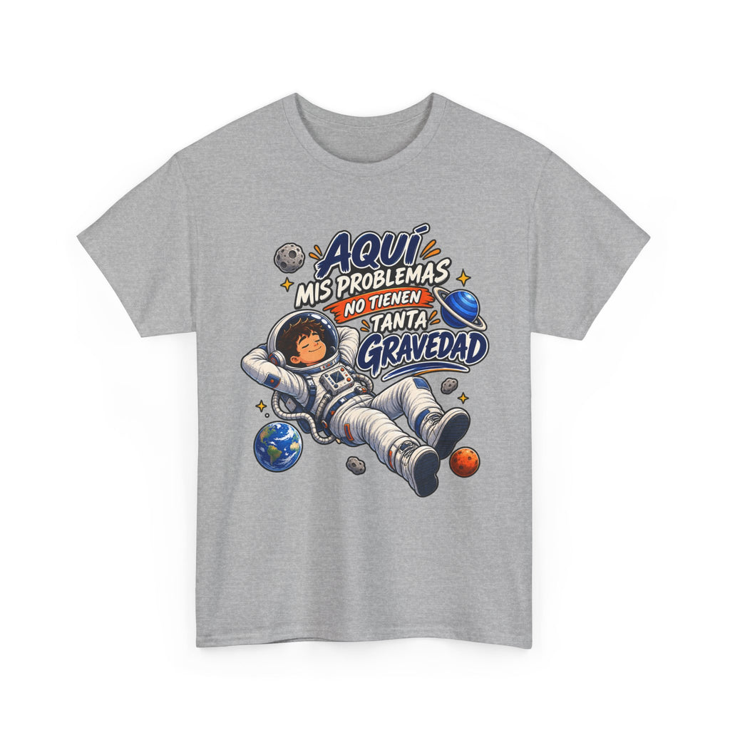 Camiseta "Problemas gravedad chico" | Frase divertida