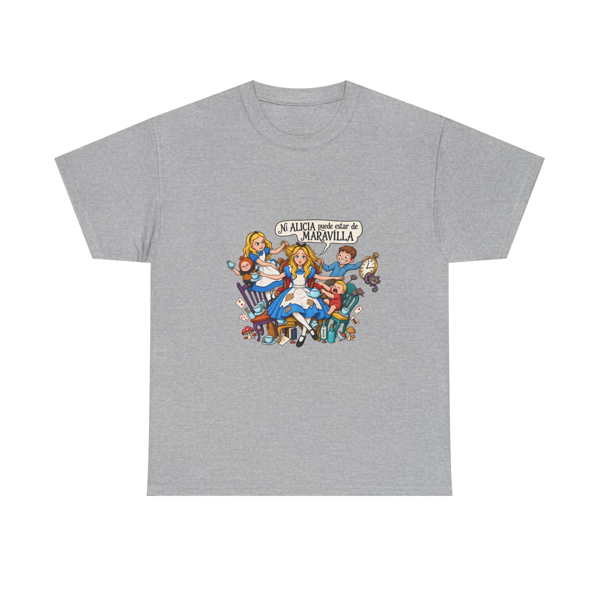Camiseta "Alicia sin maravilla" | Frase divertida