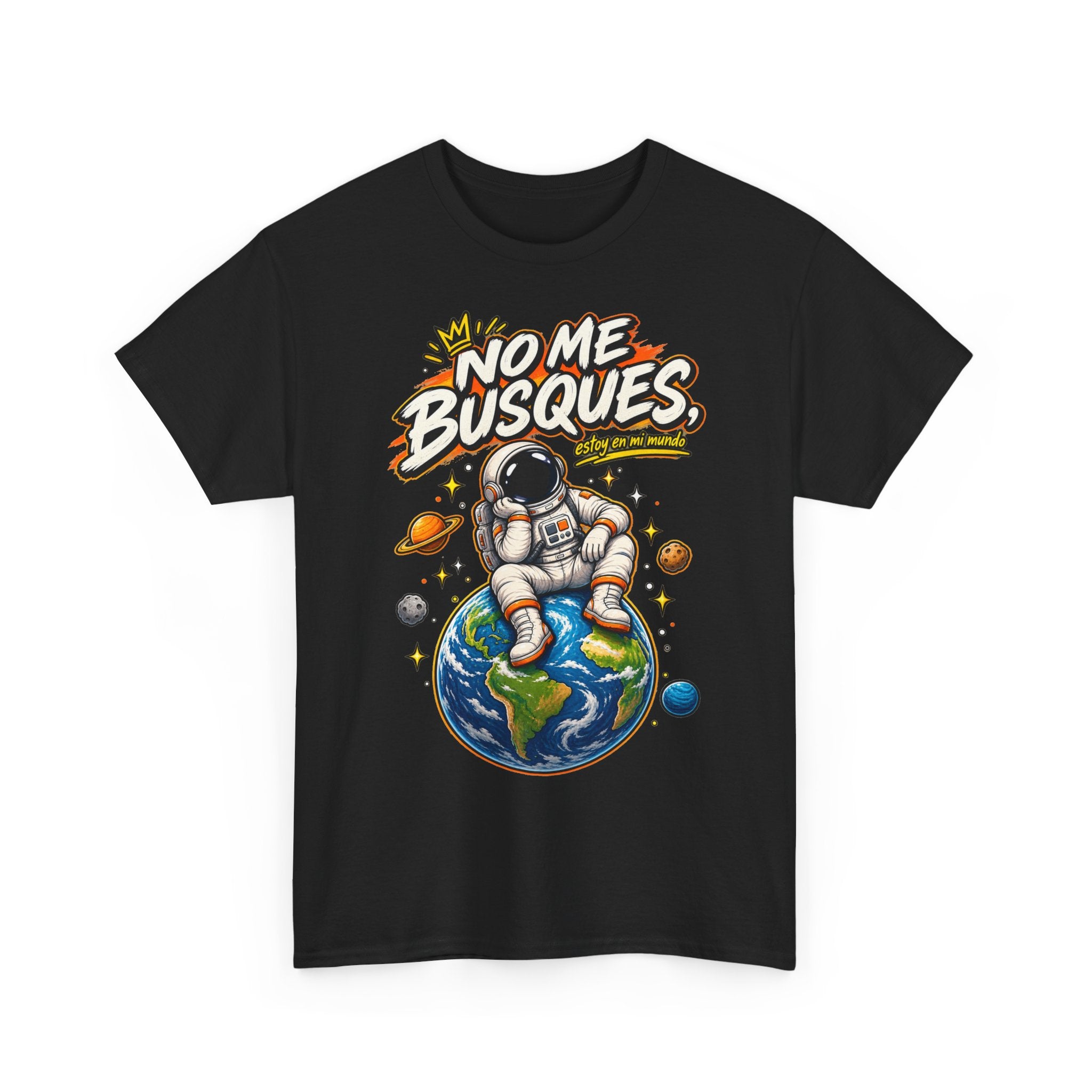 Camiseta "No me busques mundo" | Frase divertida