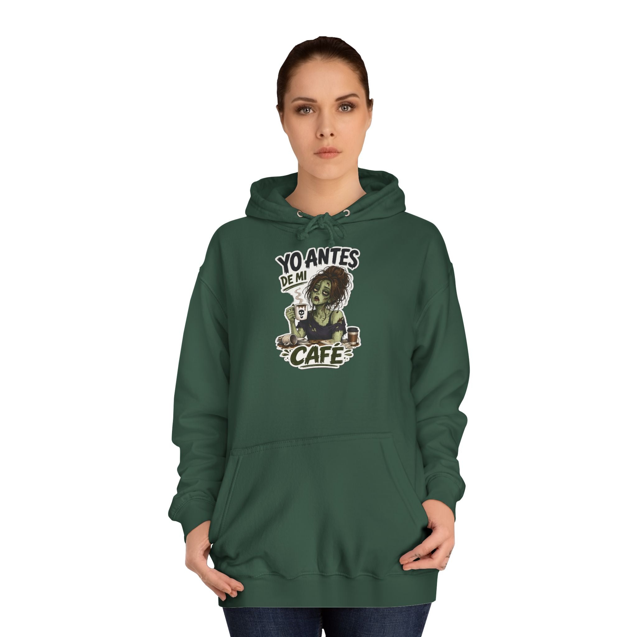 Sudadera "Antes de cafe chica" | Humor con actitud