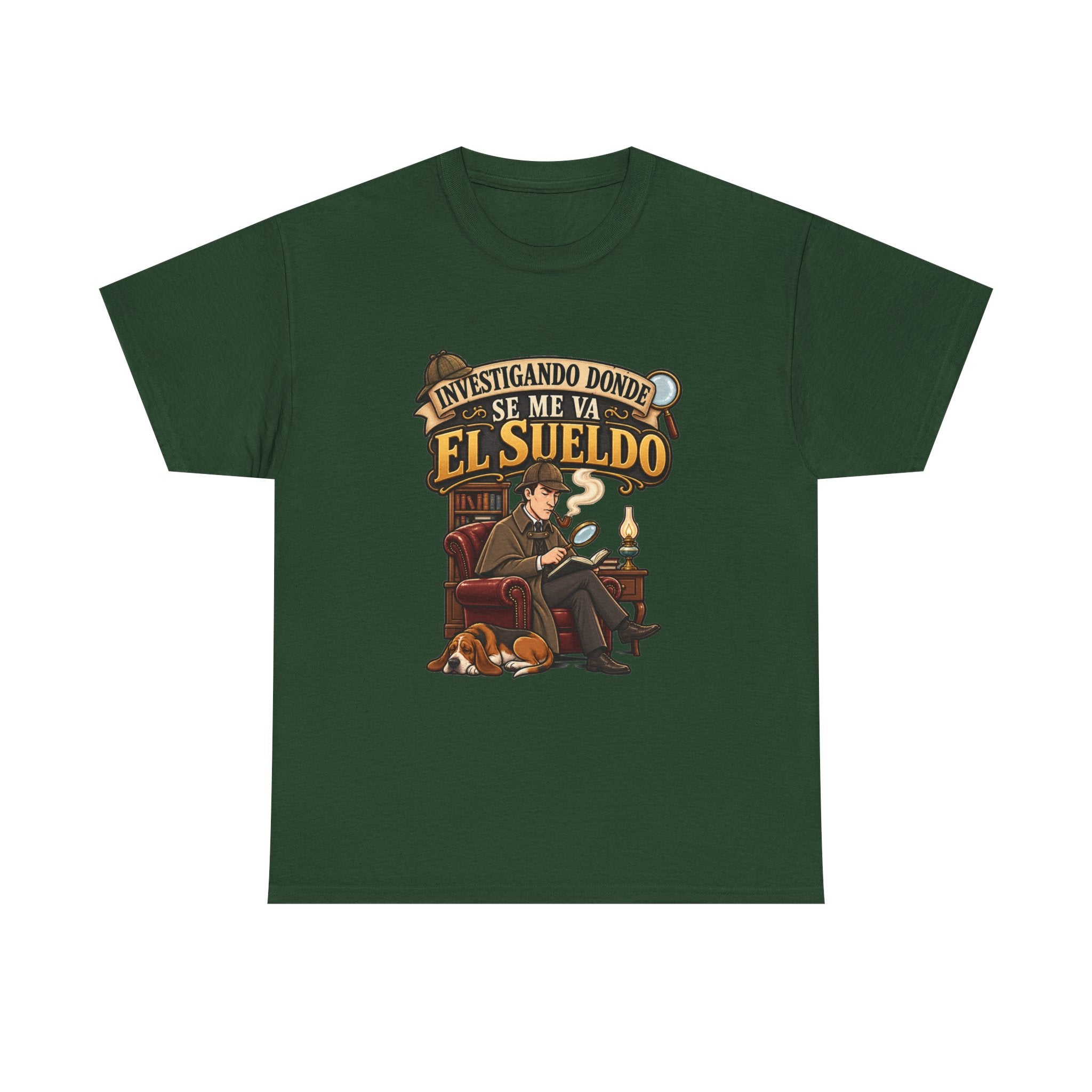 Camiseta "Sherlock sueldo" | Frase divertida