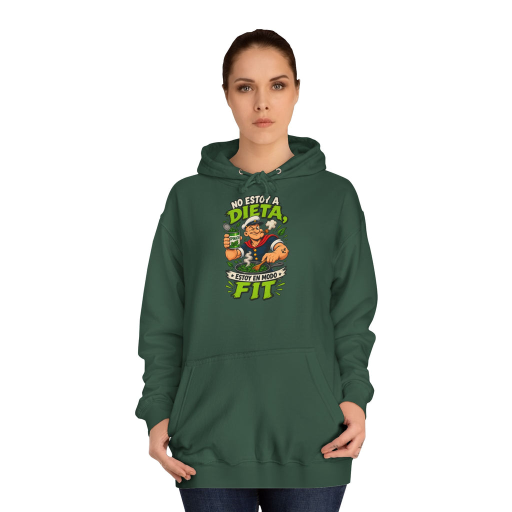 Sudadera "Dieta popeye fit" | Humor con actitud