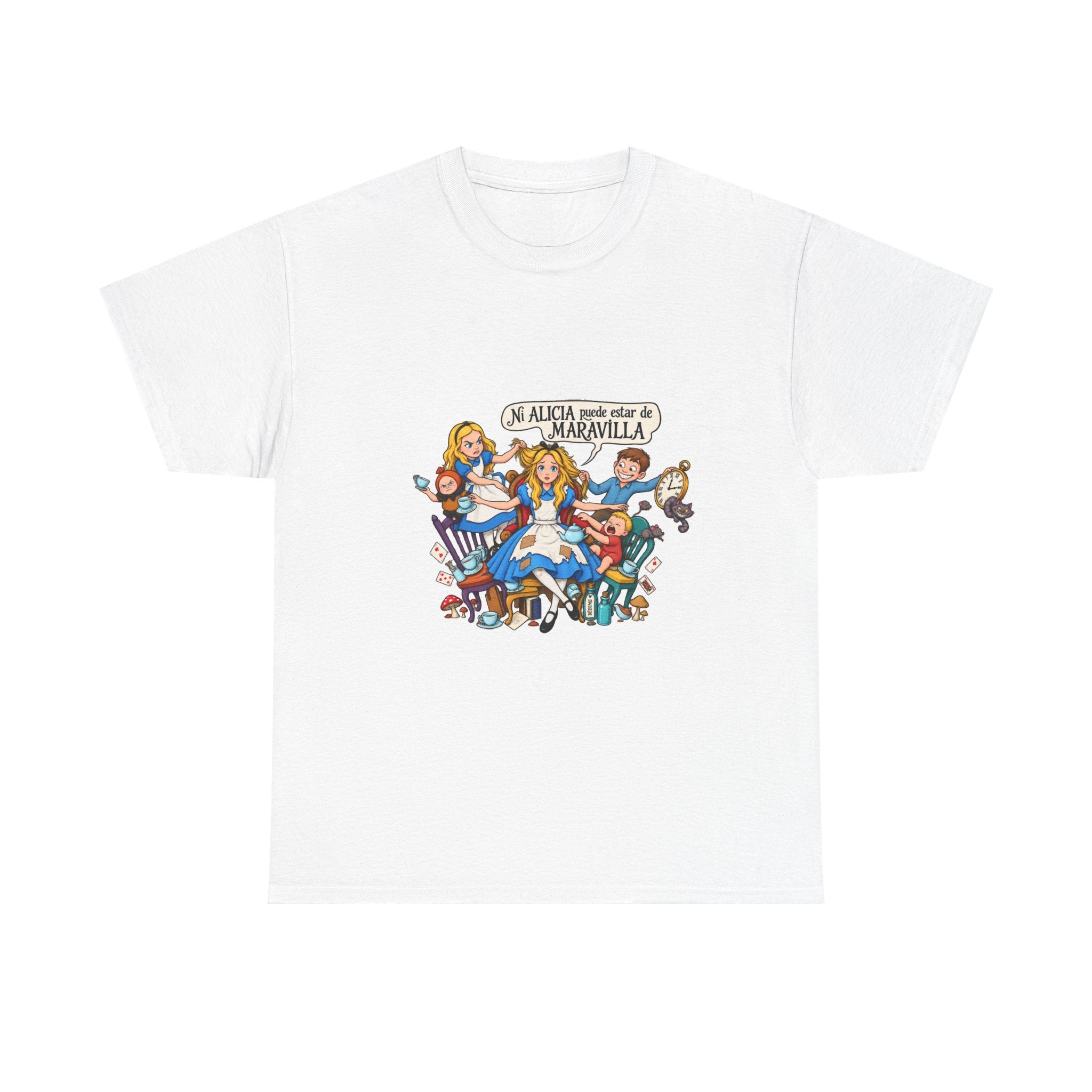 Camiseta "Alicia sin maravilla" | Frase divertida