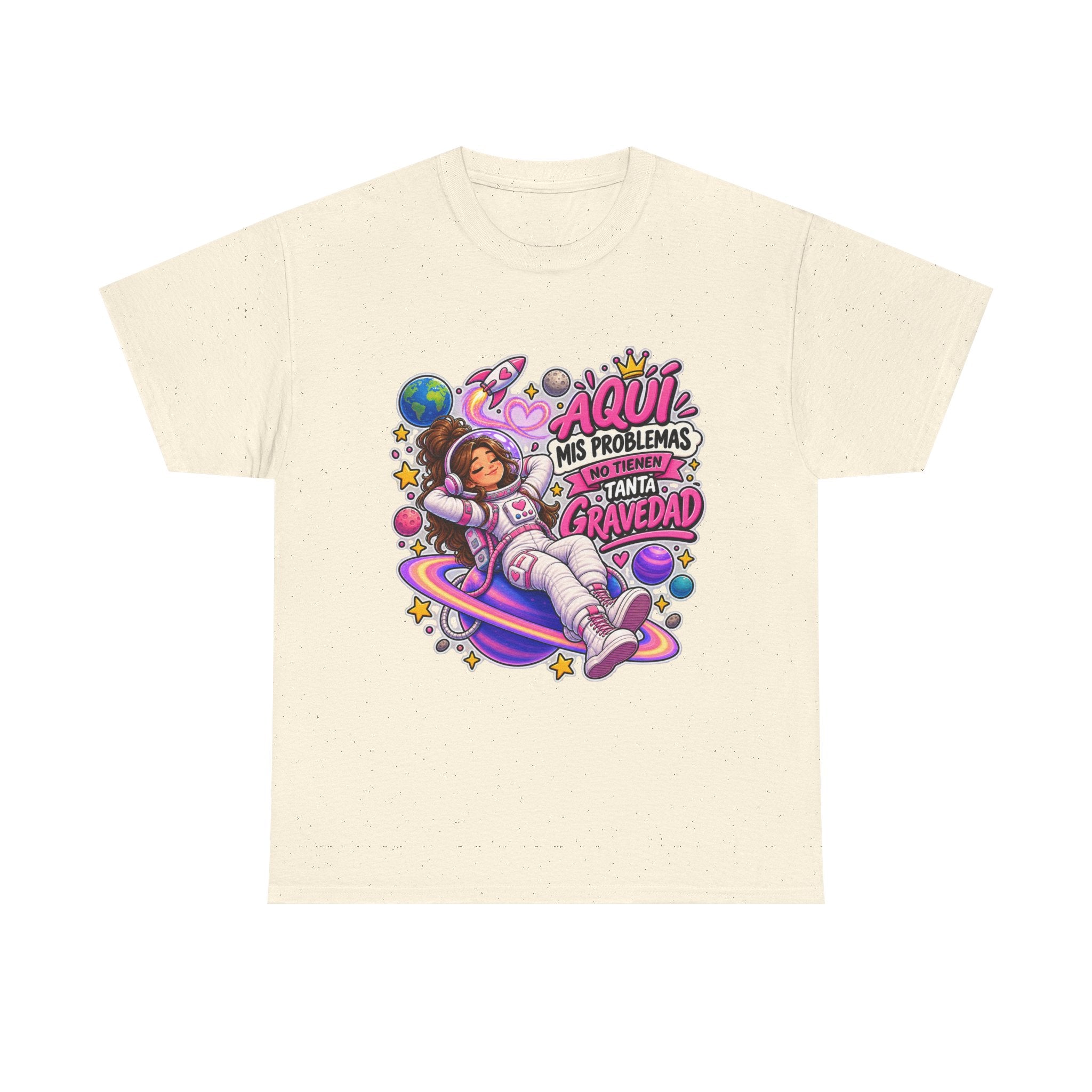 Camiseta "Problemas gravedad chica" | Frase divertida