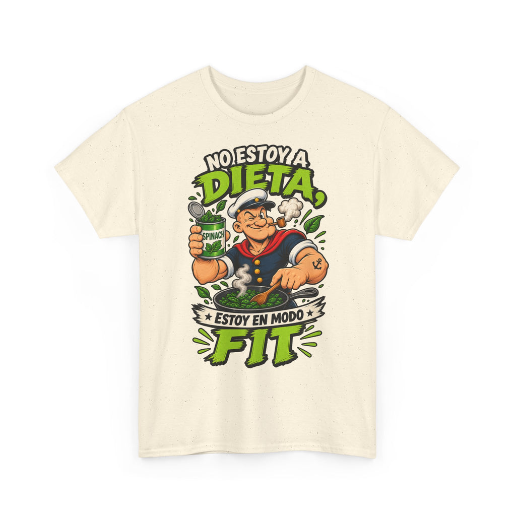 Camiseta "Dieta popeye fit" | Frase divertida