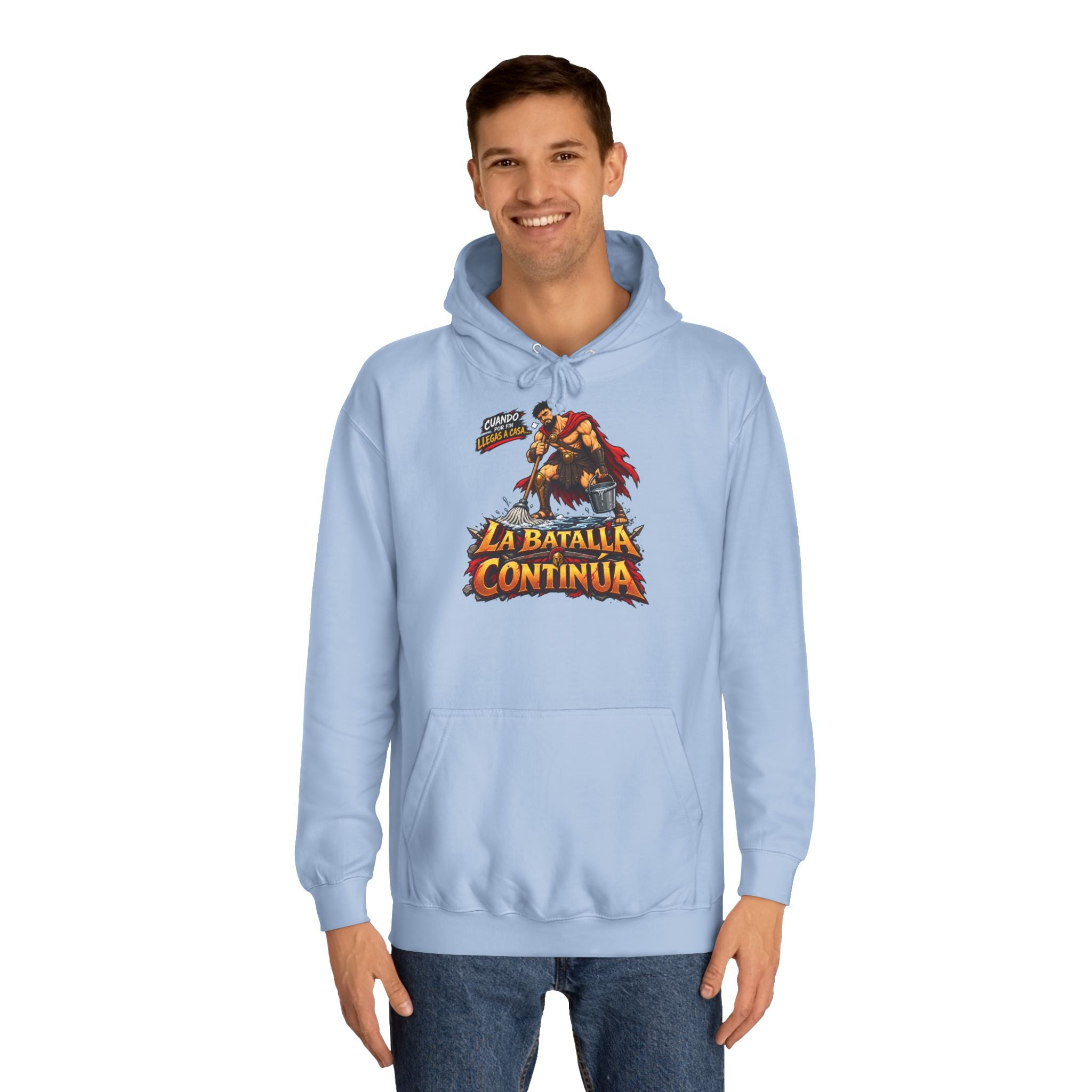 Sudadera "Batalla continua chico" | Humor con actitud