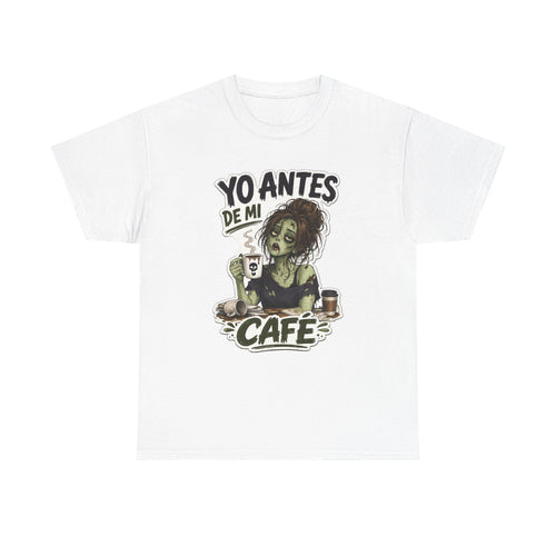 Camiseta "Antes de cafe chica" - Kameseta