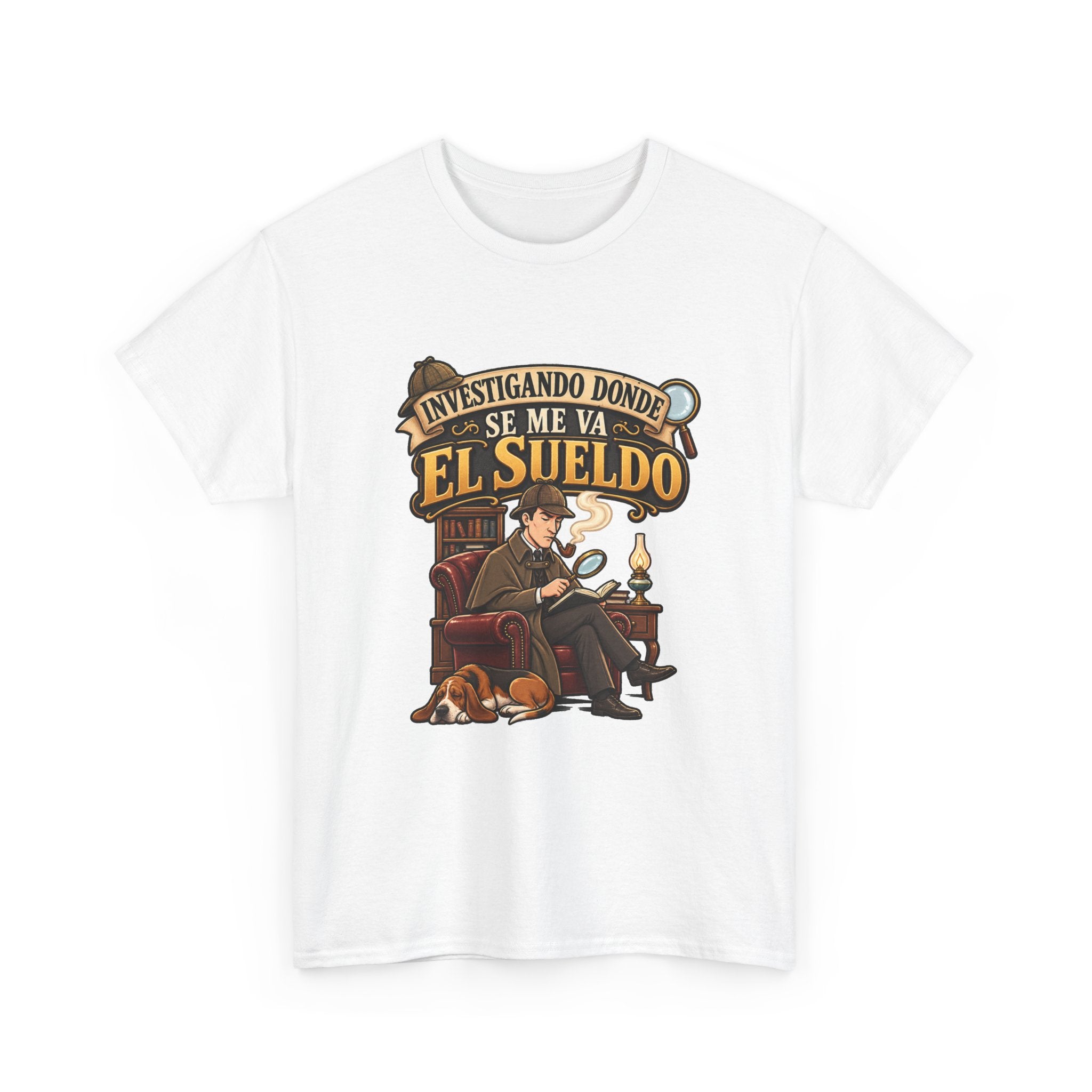 Camiseta "Sherlock sueldo" | Frase divertida