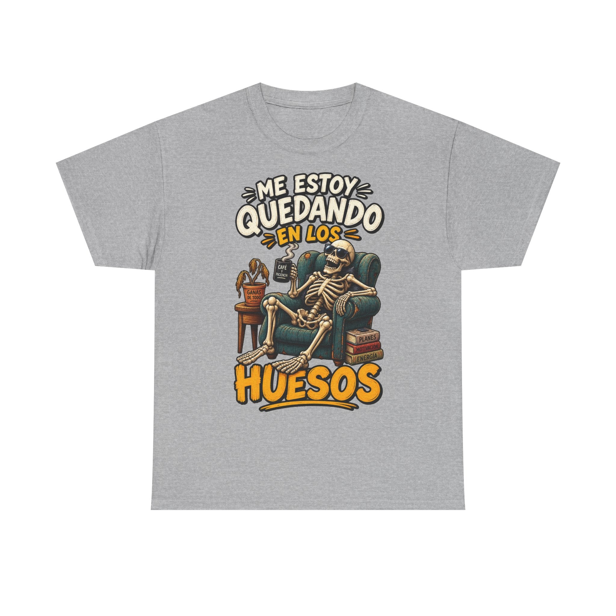 Camiseta "Quedando en los huesos" | Frase divertida