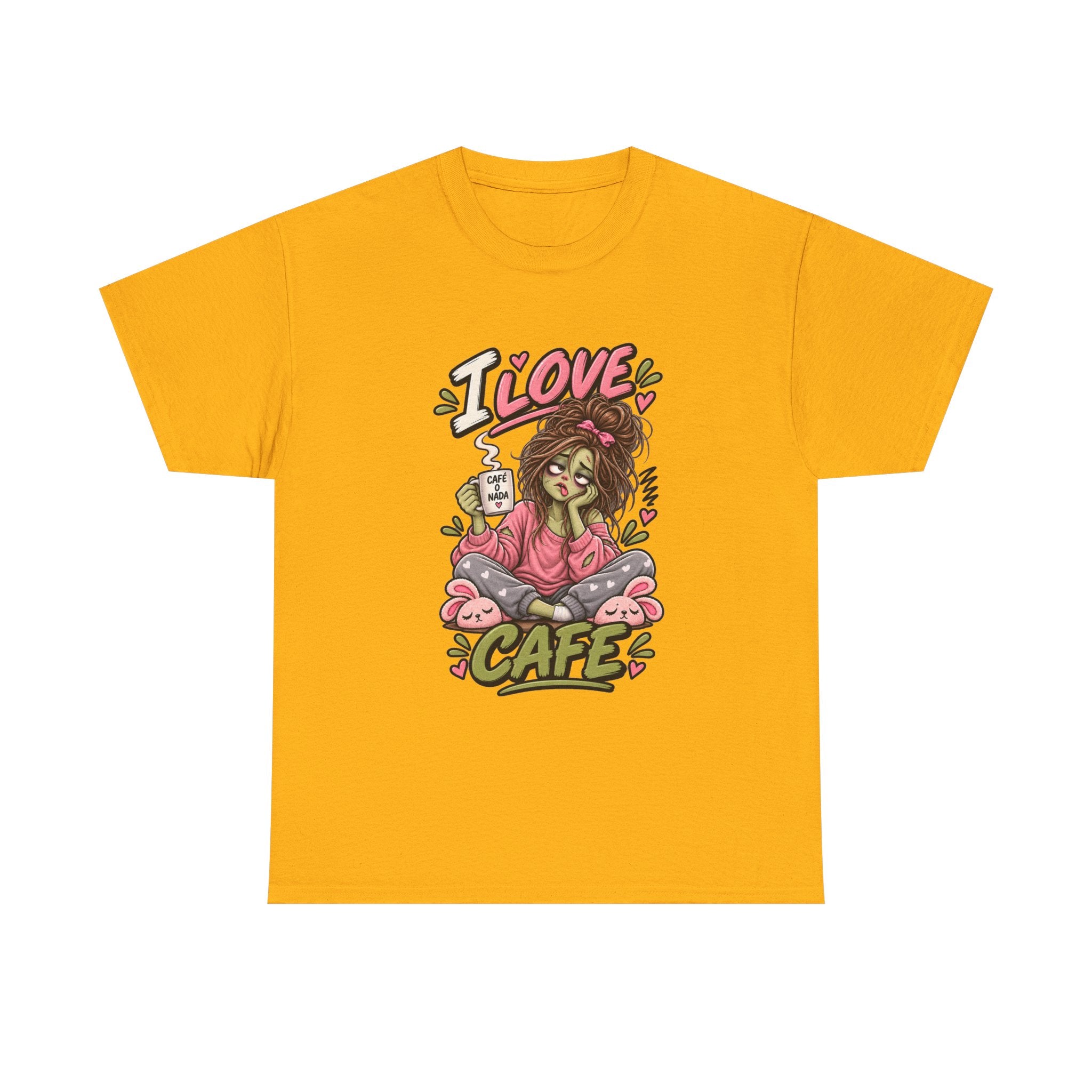 Camiseta "Love cafe" | Frase divertida
