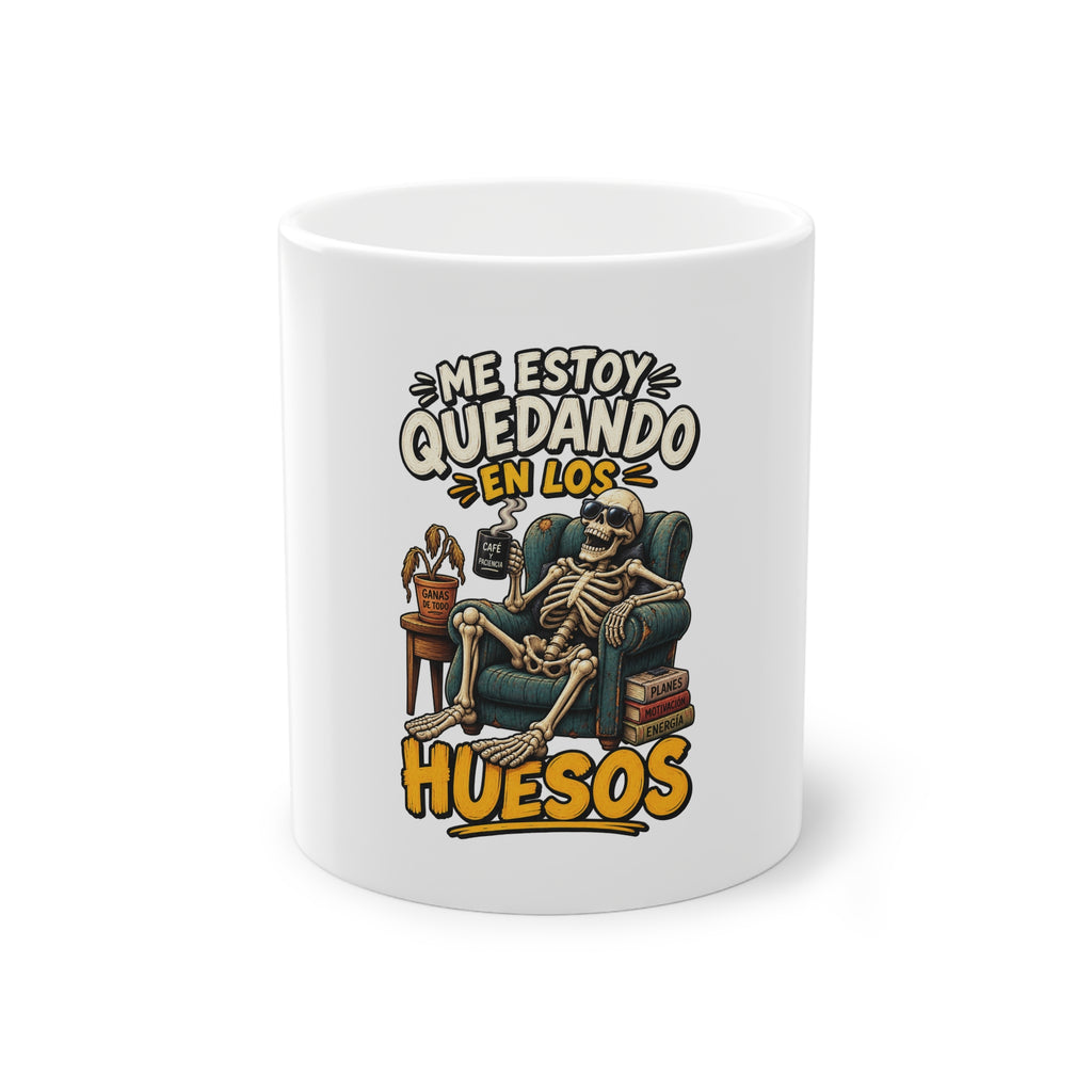 Taza "Quedando en los huesos sfondo" | Regalo divertido