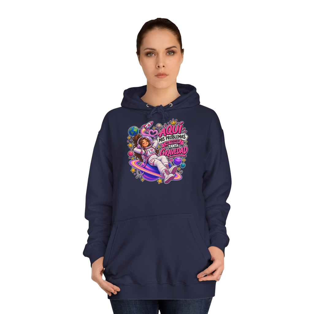 Sudadera "Problemas gravedad chica" | Humor con actitud