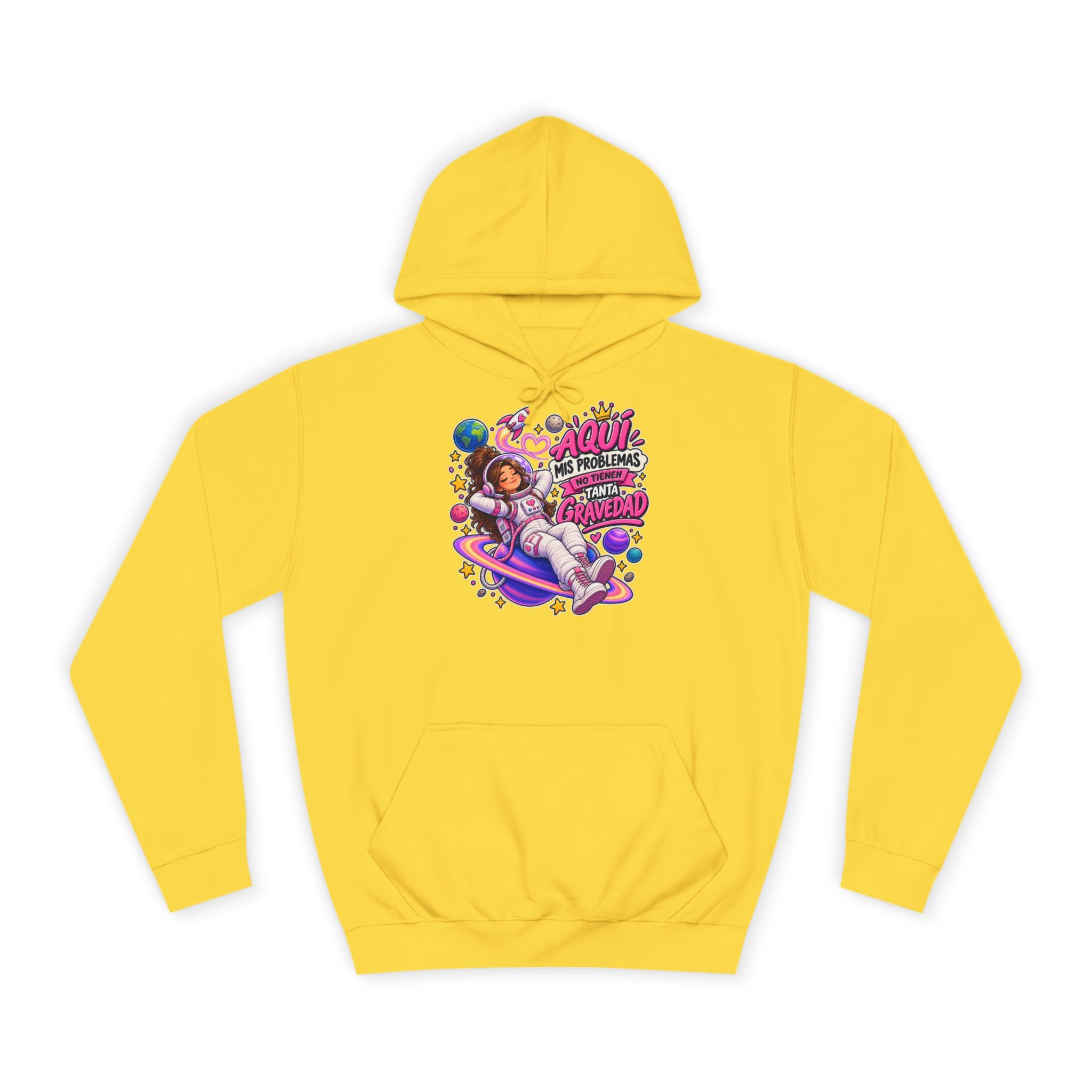 Sudadera "Problemas gravedad chica" | Humor con actitud