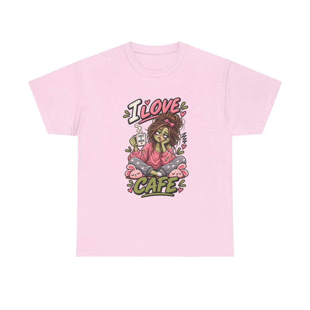 Camiseta "Love cafe" | Frase divertida