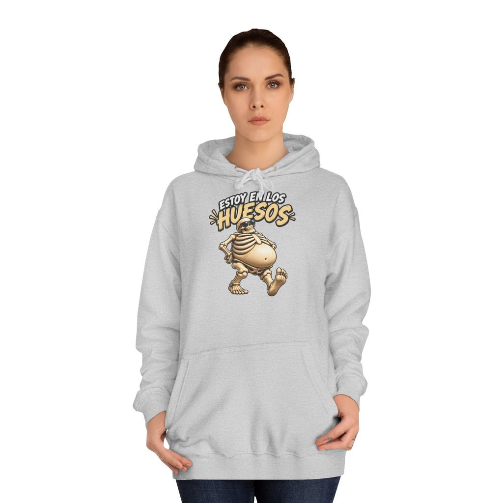 Sudadera "Estoy en los huesos anchos sfondo" | Humor con actitud