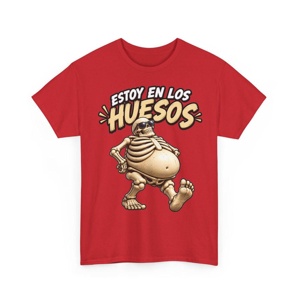 Camiseta "Estoy en los huesos anchos sfondo" | Frase divertida