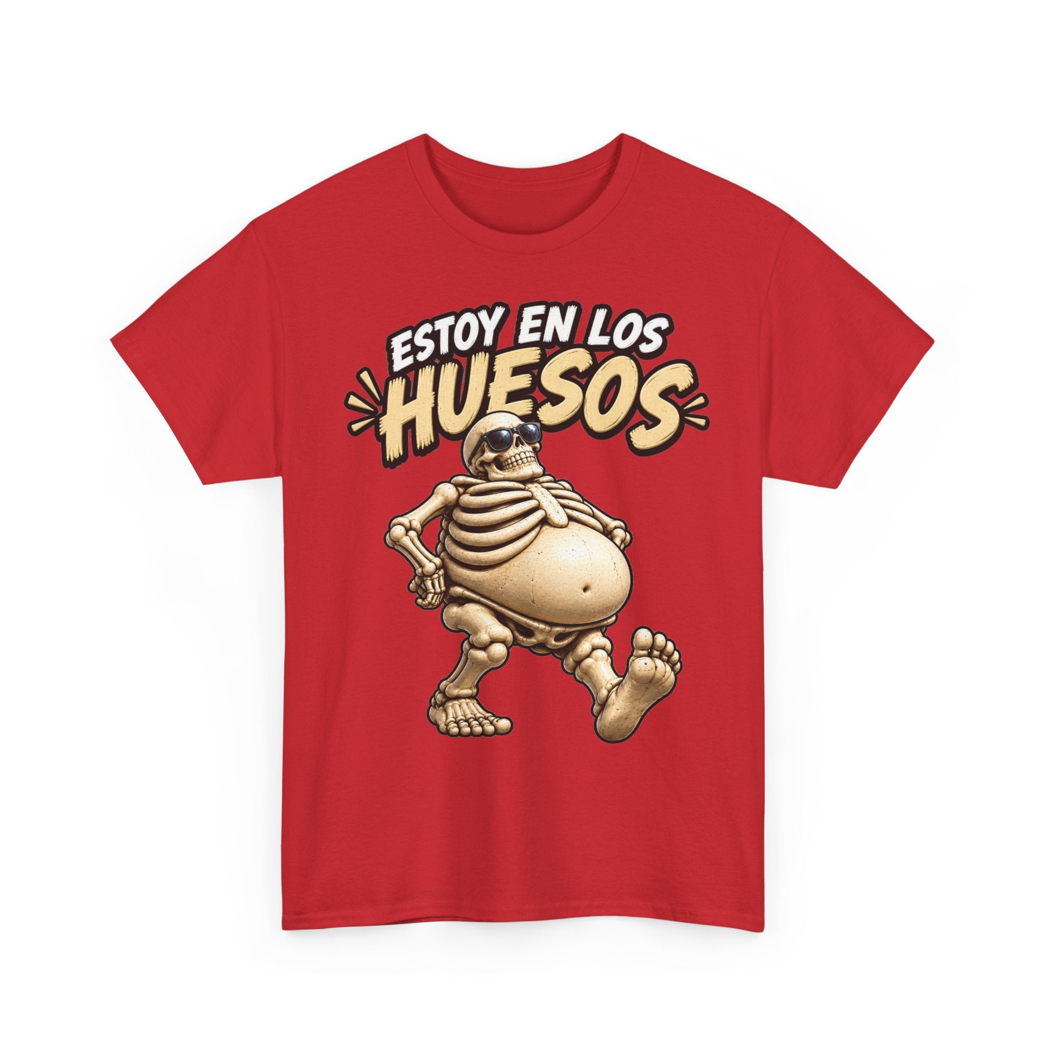Camiseta "Estoy en los huesos anchos sfondo" | Frase divertida
