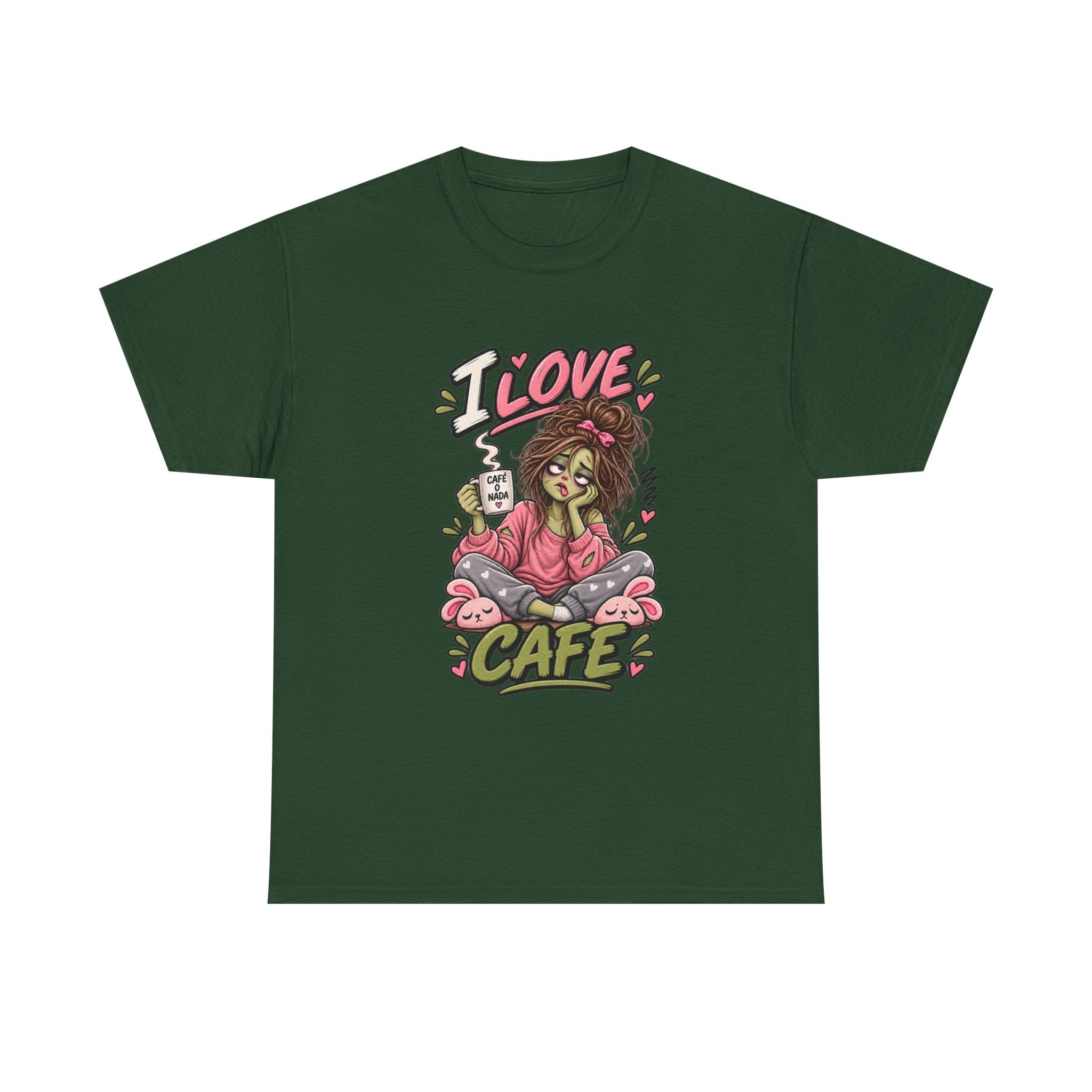 Camiseta "Love cafe" | Frase divertida
