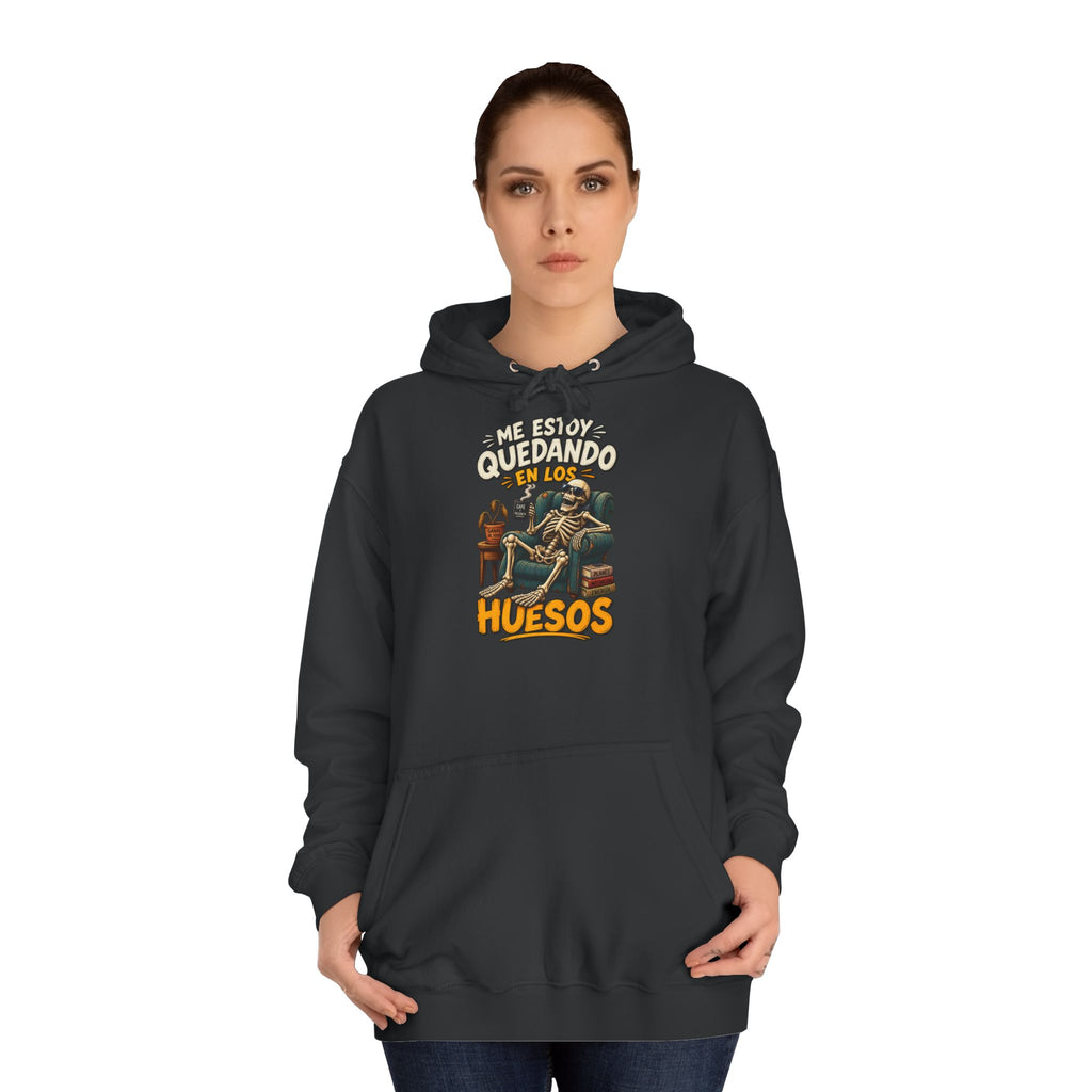 Sudadera "Quedando en los huesos sfondo" | Humor con actitud