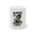 Taza "Antes de cafe chica" | Regalo divertido