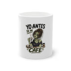 Taza "Antes de cafe chica" | Regalo divertido