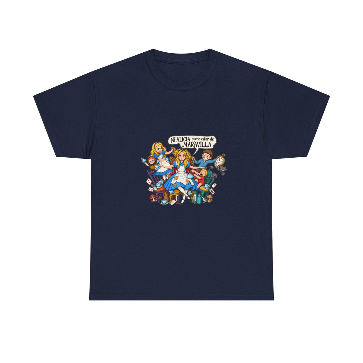 Camiseta "Alicia sin maravilla" | Frase divertida