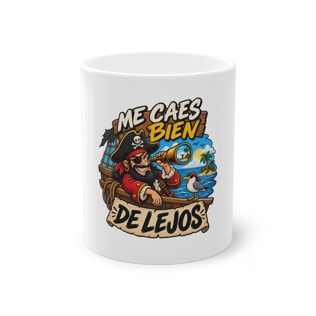 Taza "Caes bien de lejos" | Regalo divertido