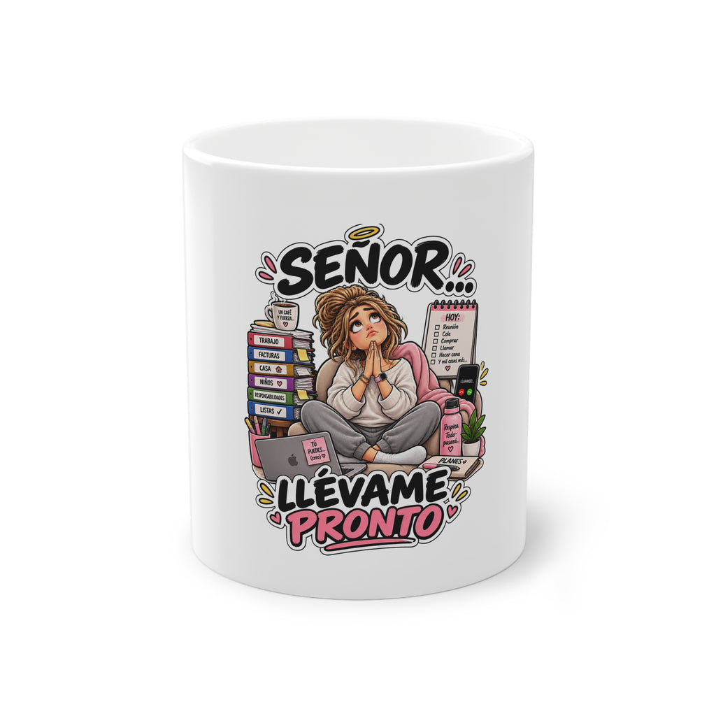 Taza "Señor pronto chica" | Regalo divertido