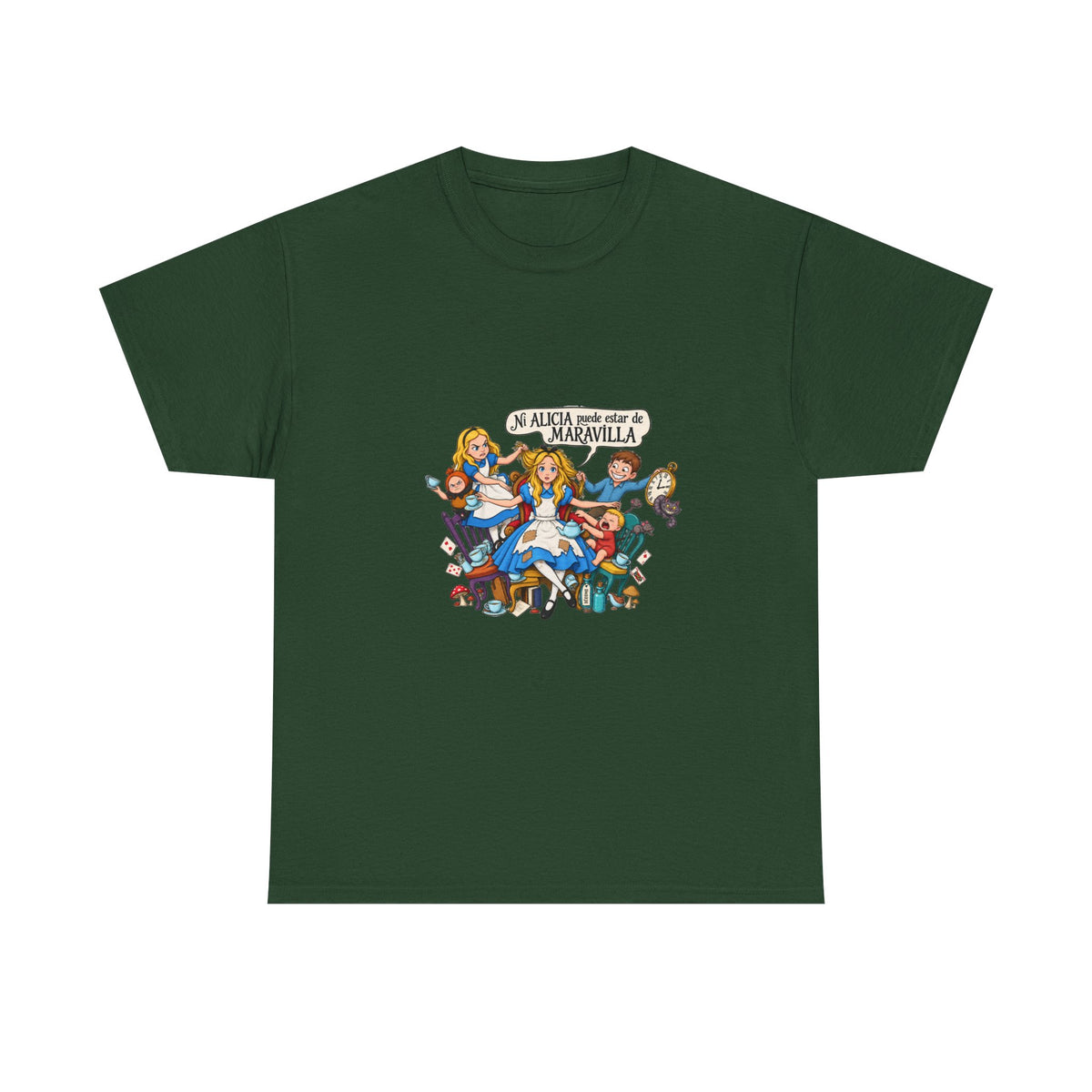 Camiseta "Alicia sin maravilla" | Frase divertida