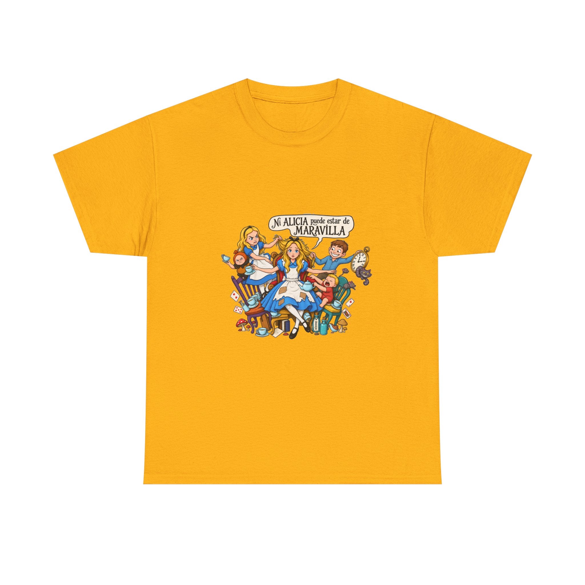 Camiseta "Alicia sin maravilla" | Frase divertida