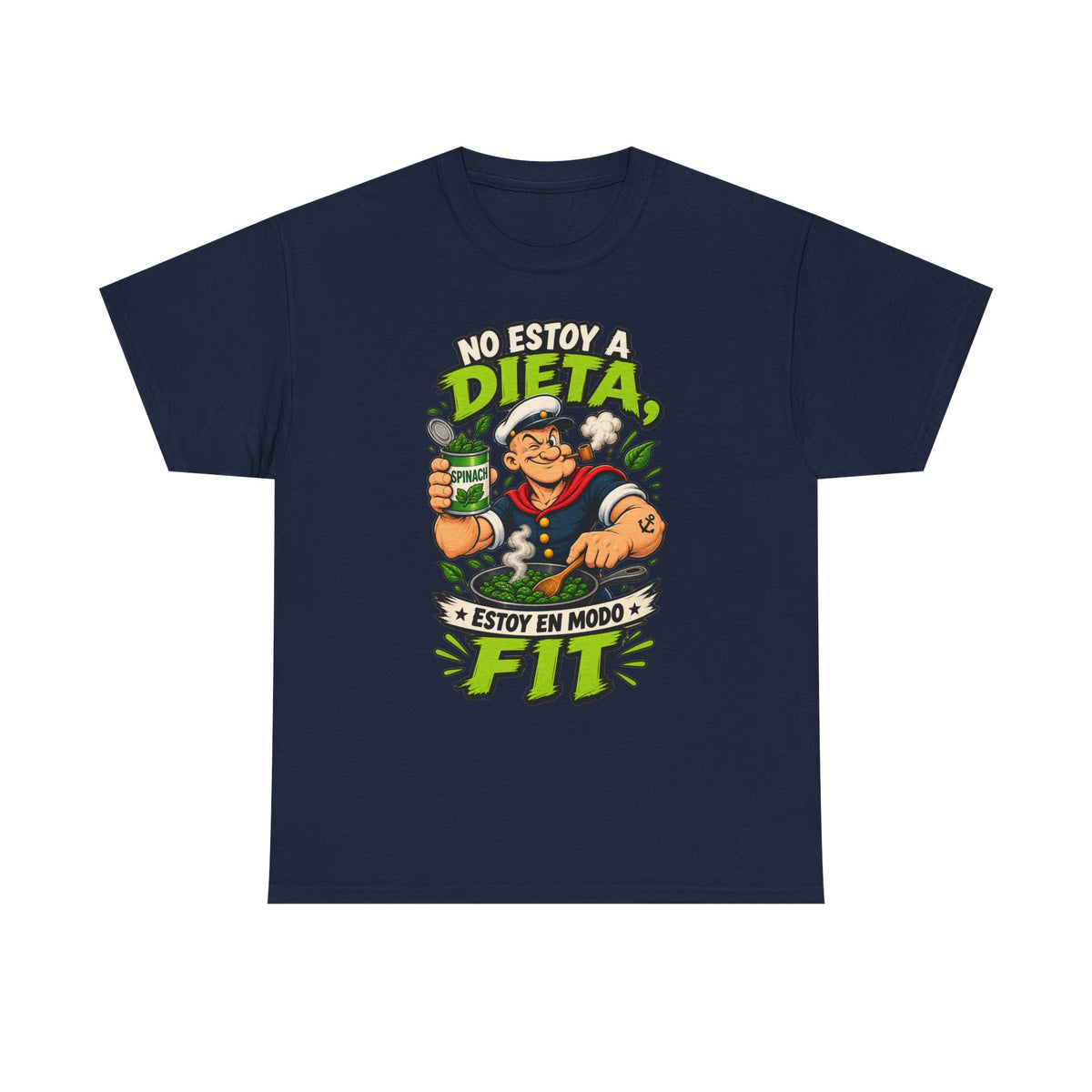 Camiseta "Dieta popeye fit" | Frase divertida