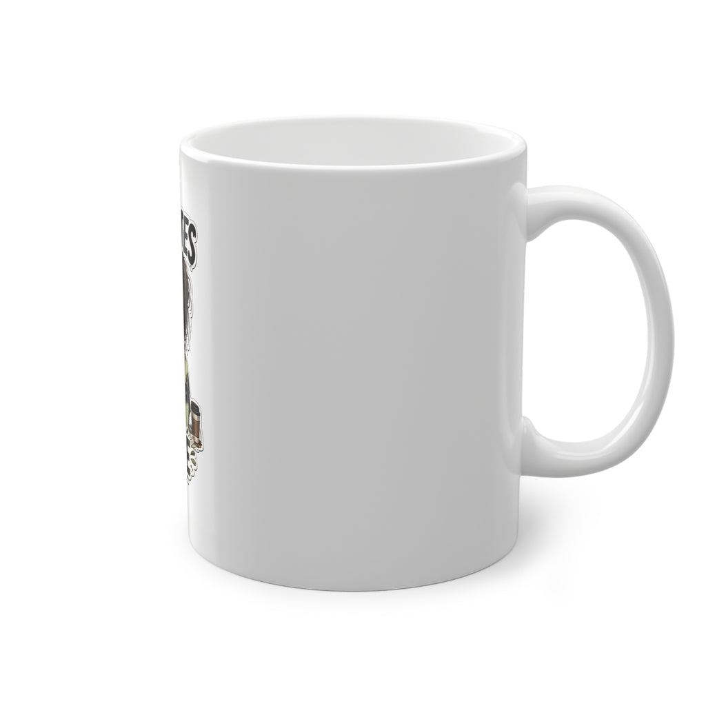 Taza "Antes de cafe chica" | Regalo divertido