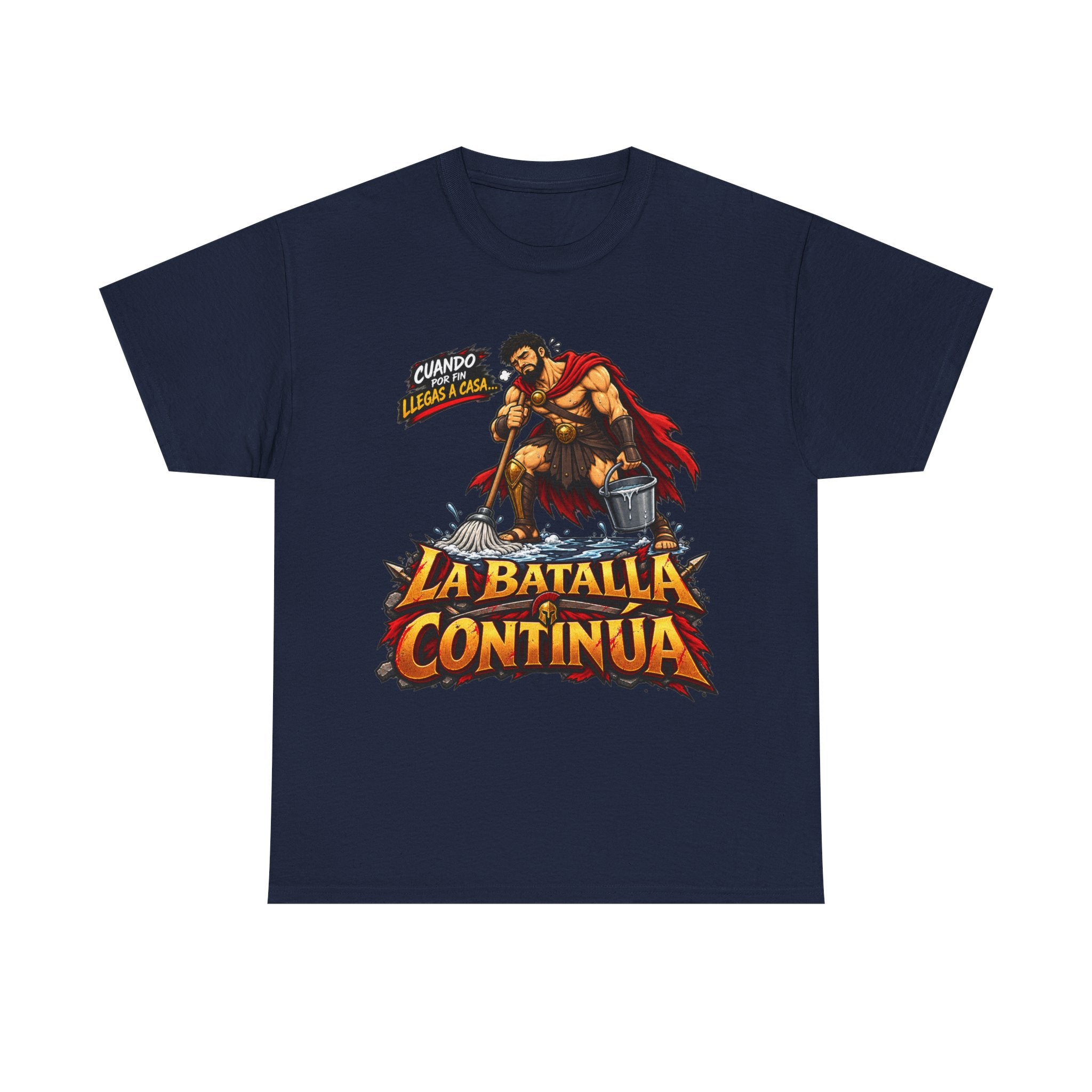 Camiseta "Batalla continua chico" | Frase divertida