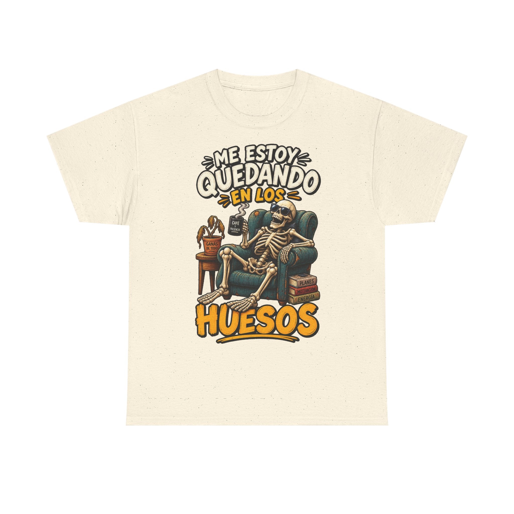 Camiseta "Quedando en los huesos" | Frase divertida