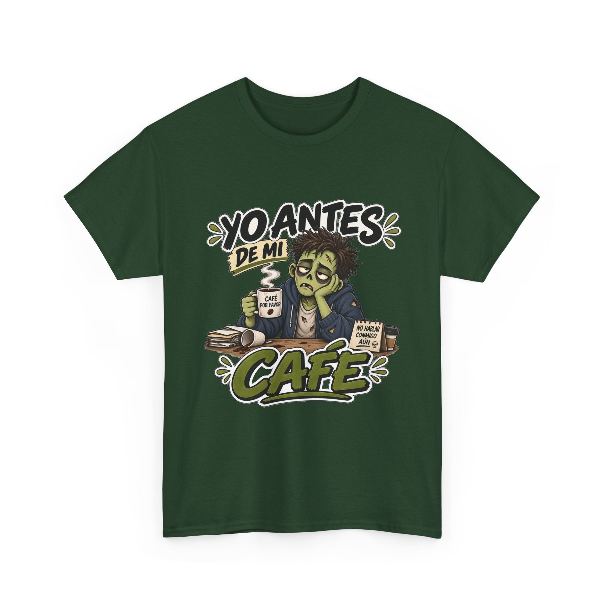 Camiseta "Yo antes de mi cafe" | Frase divertida