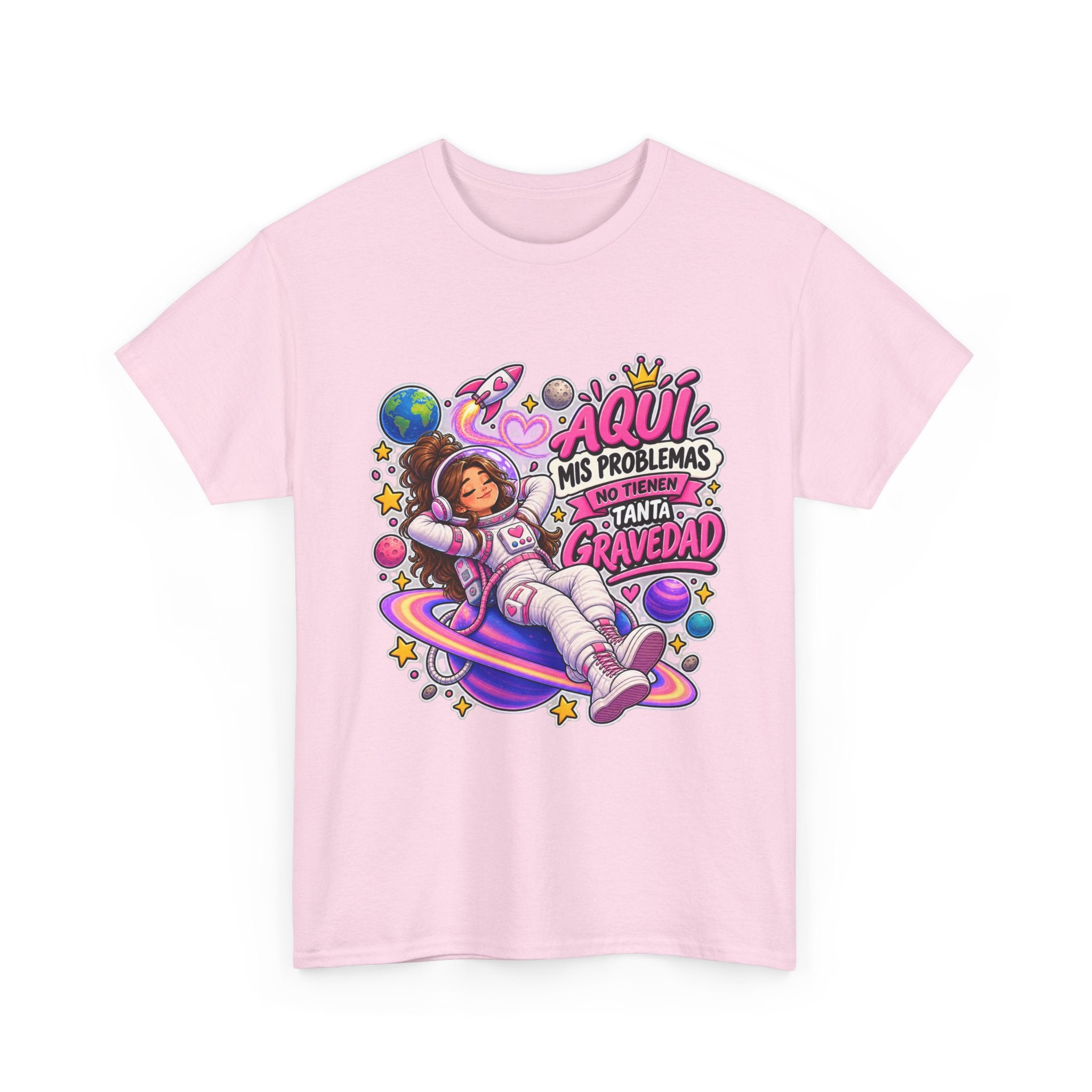 Camiseta "Problemas gravedad chica" | Frase divertida