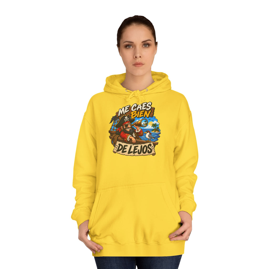 Sudadera "Caes bien de lejos" | Humor con actitud
