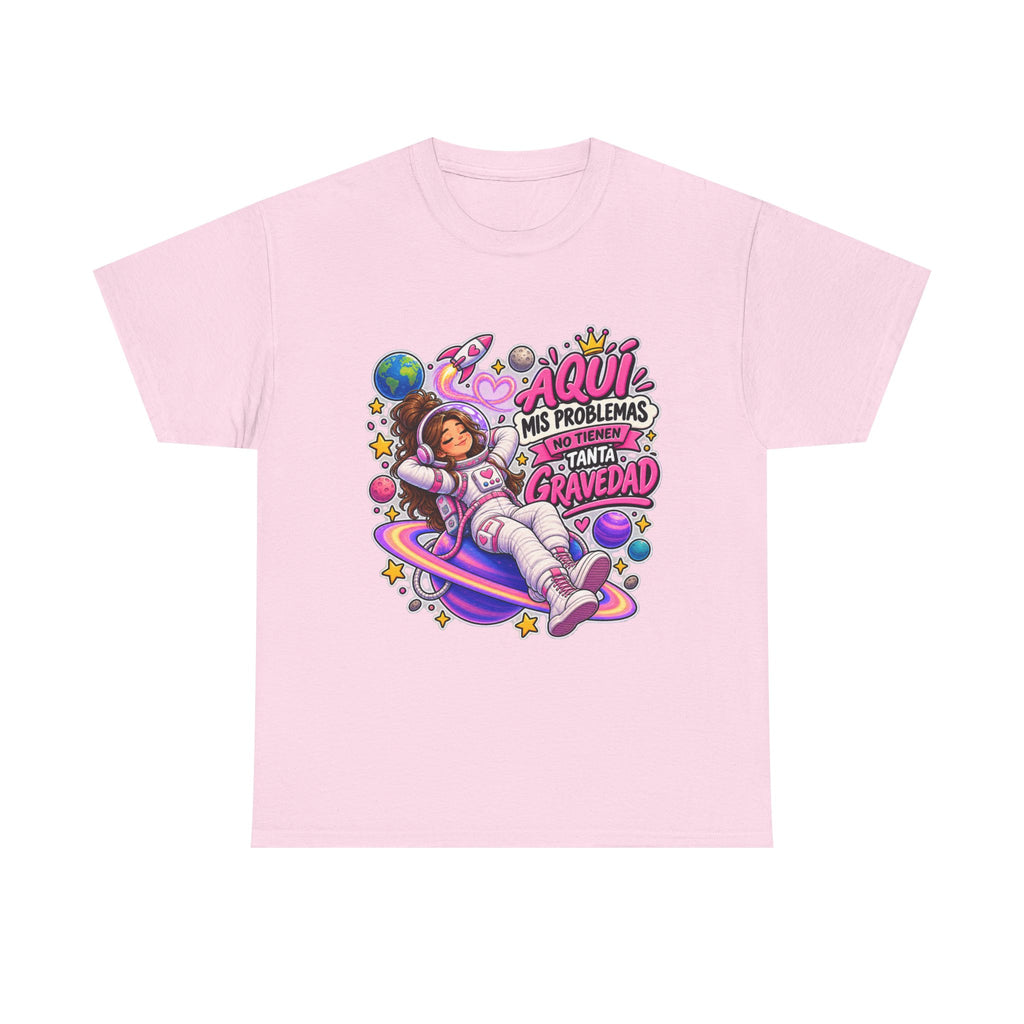 Camiseta "Problemas gravedad chica" | Frase divertida