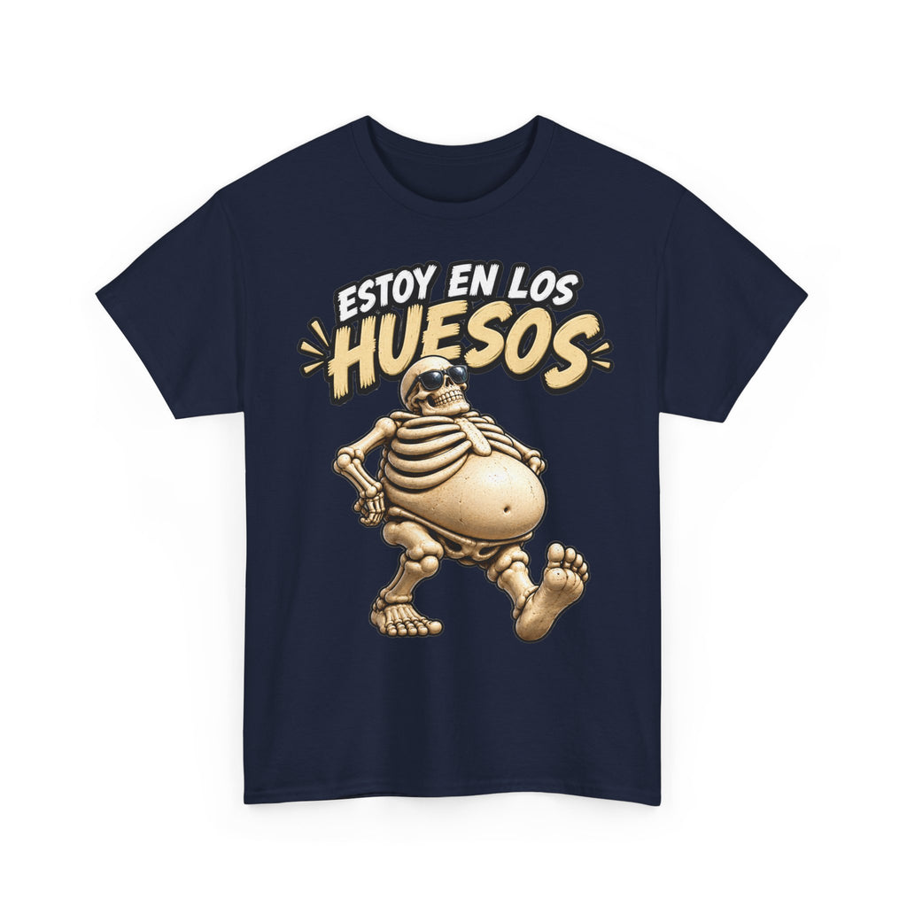 Camiseta "Estoy en los huesos anchos sfondo" | Frase divertida