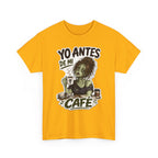 Camiseta "Antes de cafe chica" | Frase divertida