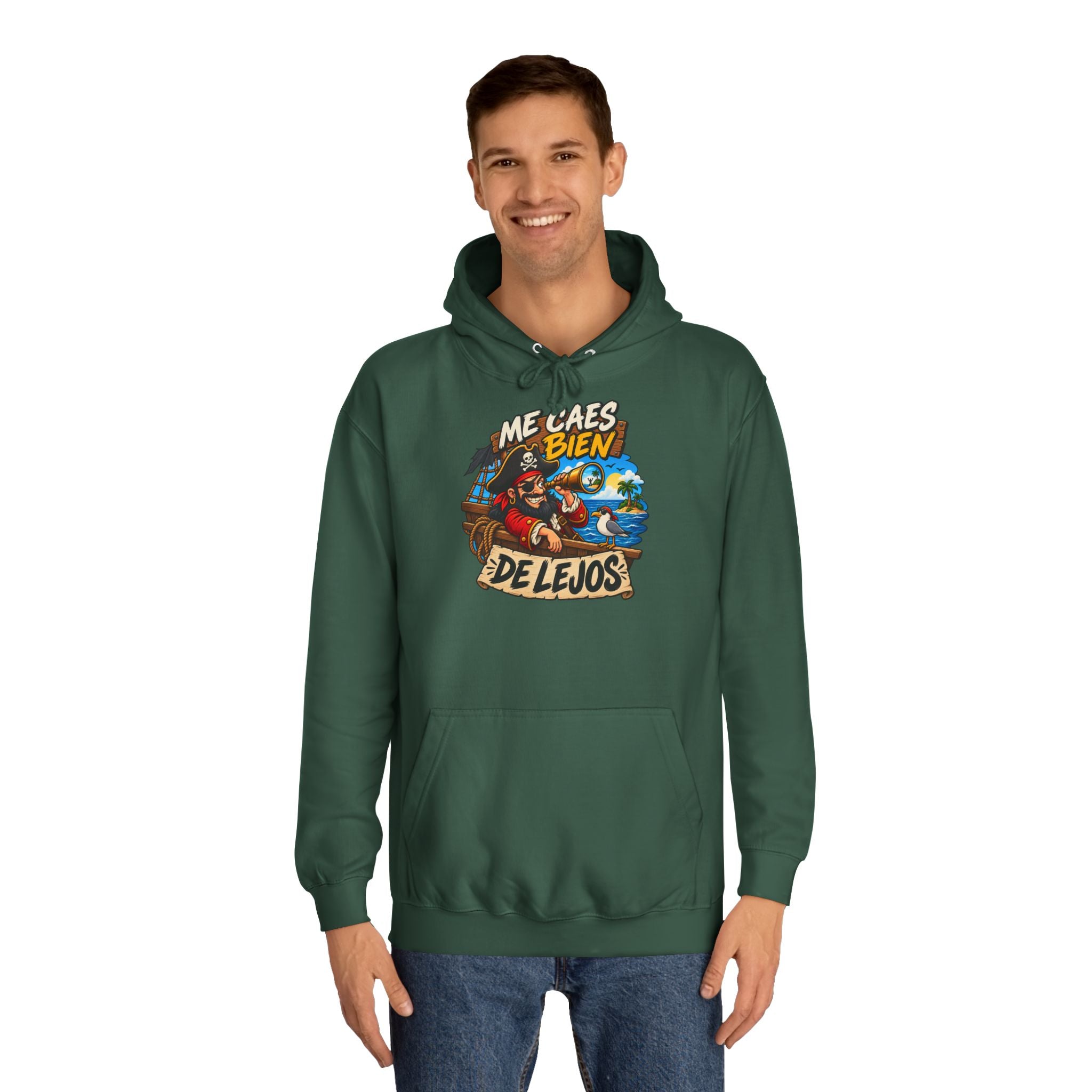 Sudadera "Caes bien de lejos" | Humor con actitud