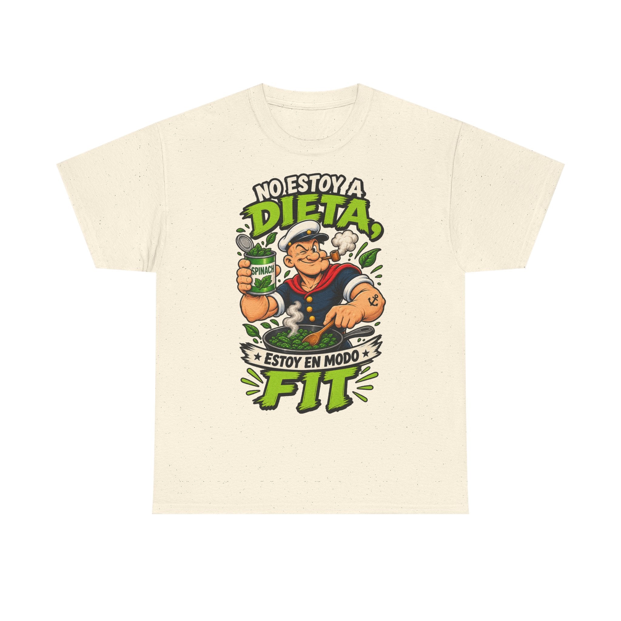 Camiseta "Dieta popeye fit" | Frase divertida