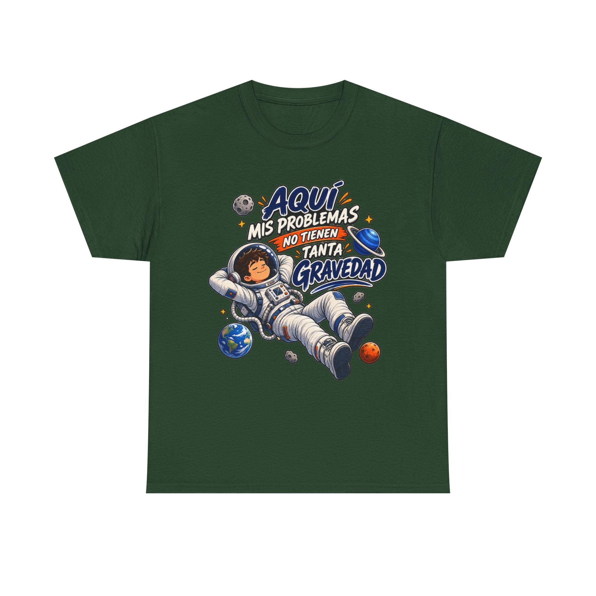 Camiseta "Problemas gravedad chico" | Frase divertida