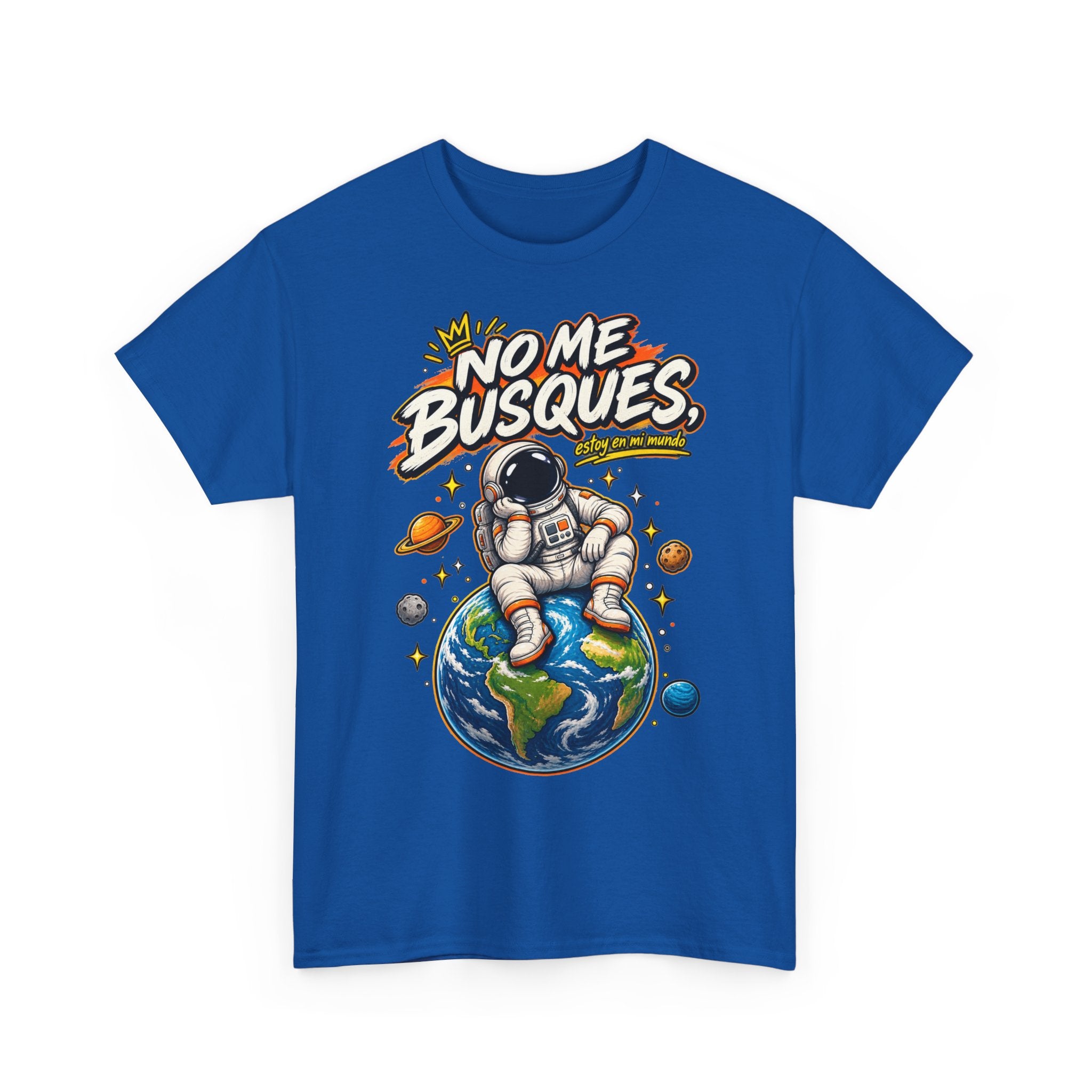 Camiseta "No me busques mundo" | Frase divertida