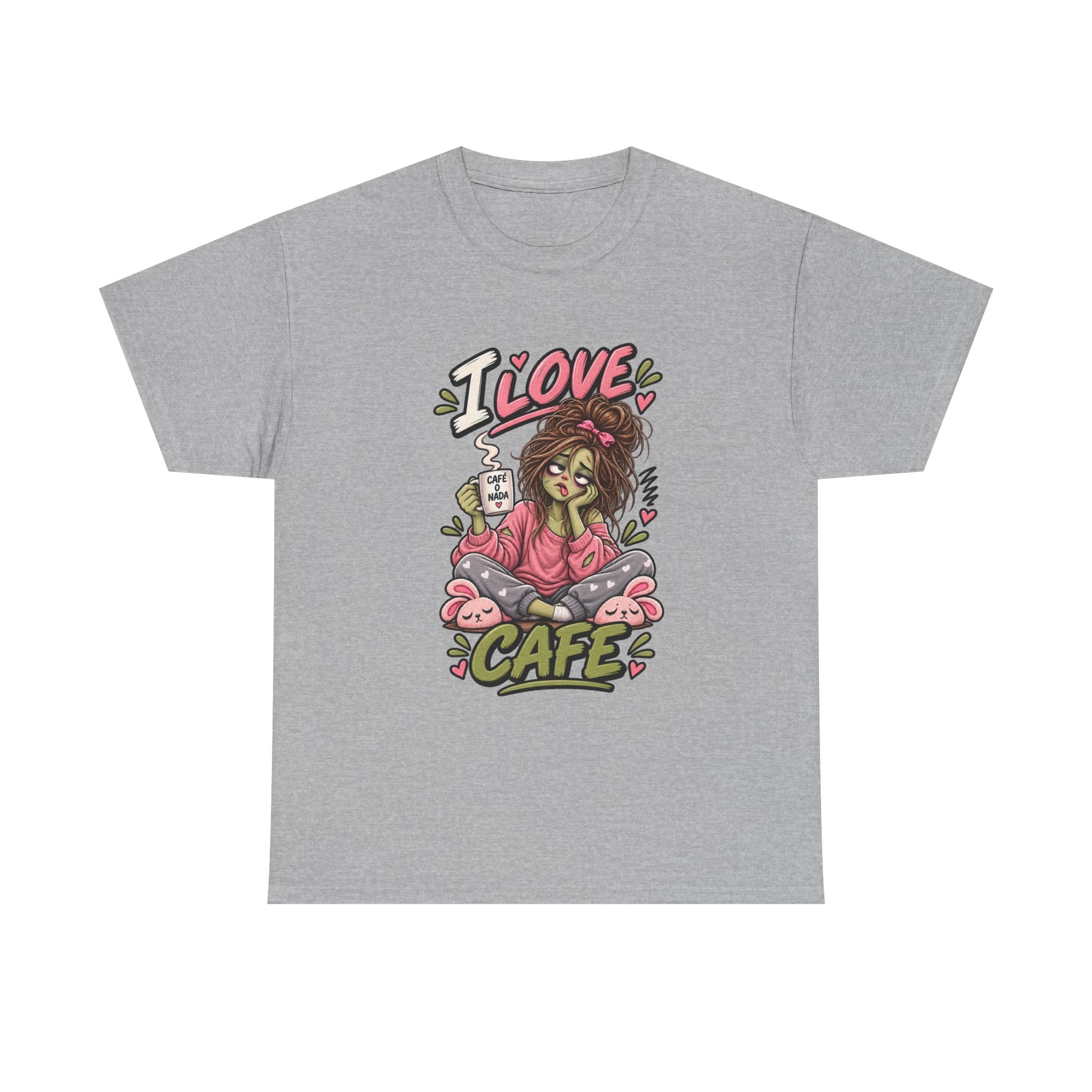 Camiseta "Love cafe" | Frase divertida