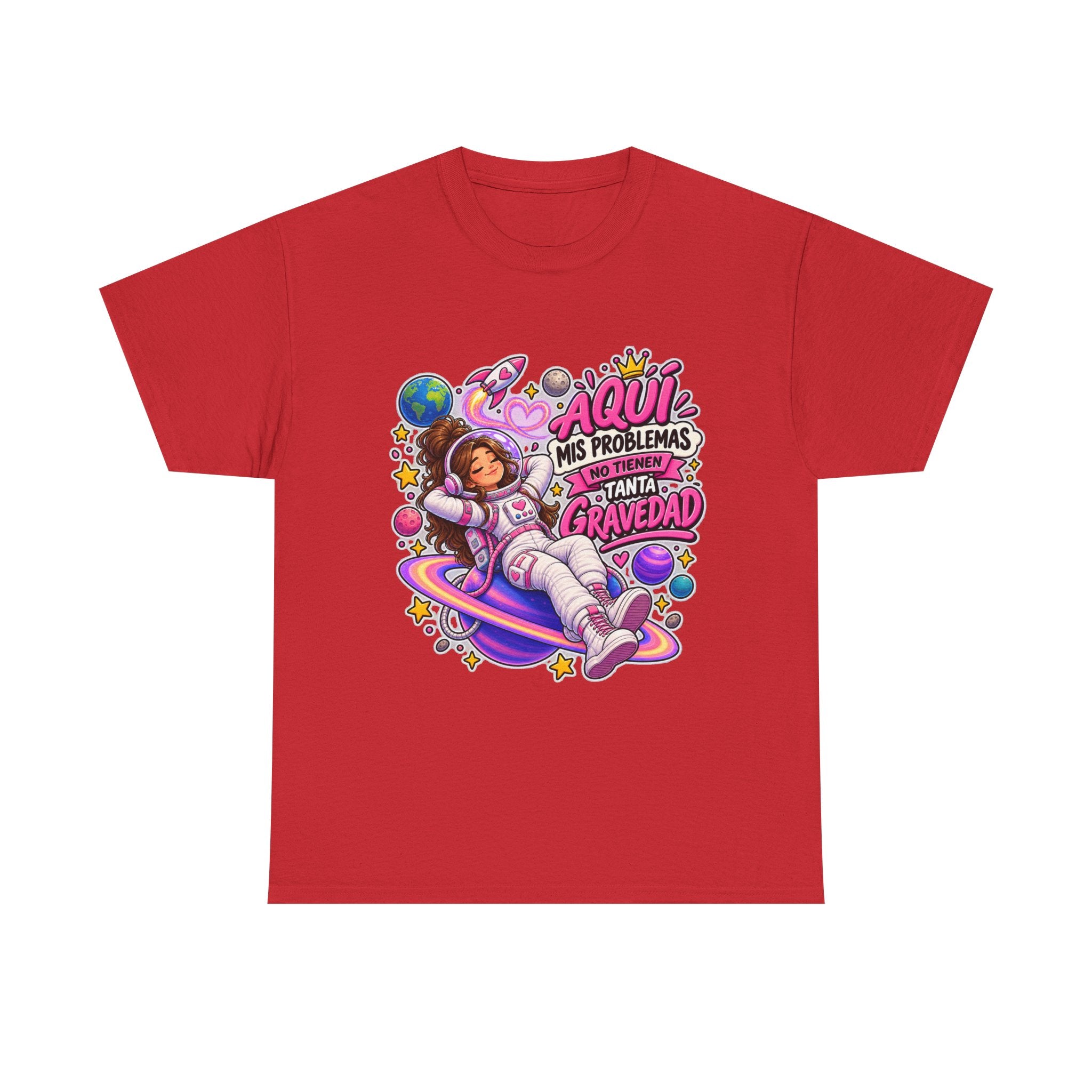 Camiseta "Problemas gravedad chica" | Frase divertida