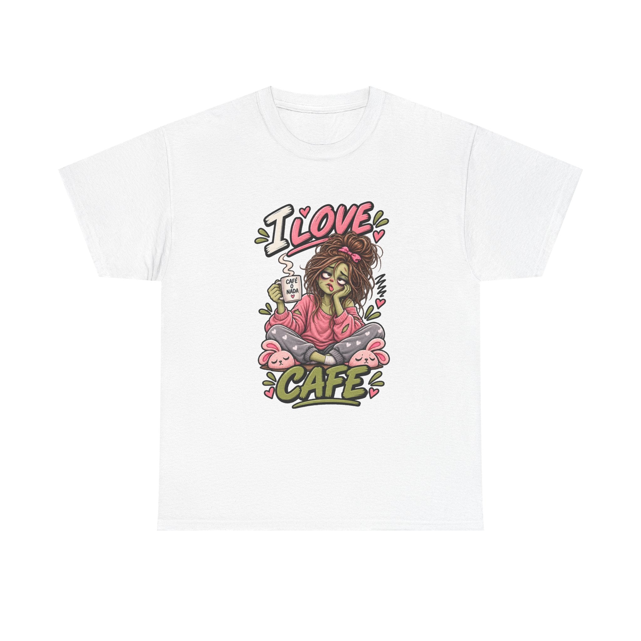 Camiseta "Love cafe" | Frase divertida